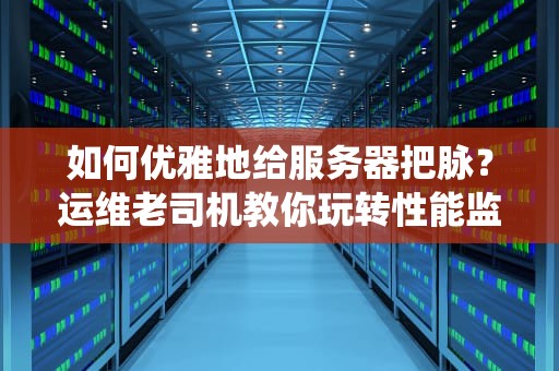 如何优雅地给服务器把脉？运维老司机教你玩转性能监控系统