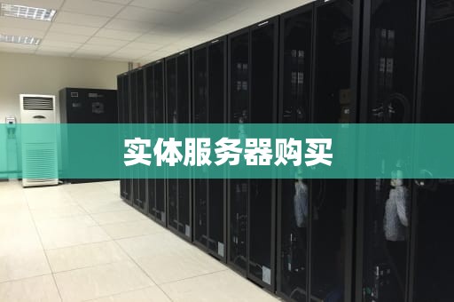 实体服务器购买