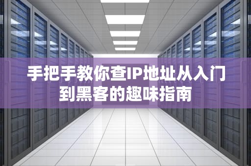 手把手教你查IP地址从入门到黑客的趣味指南