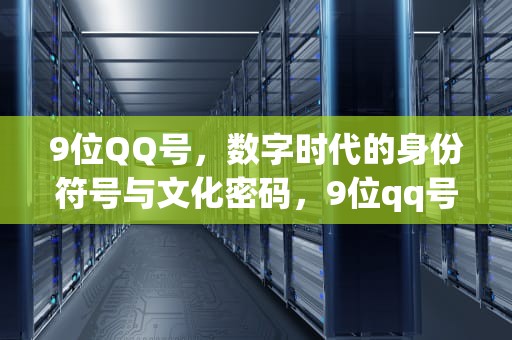 9位QQ号，数字时代的身份符号与文化密码，9位qq号多少钱一个