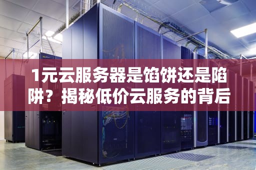 1元云服务器是馅饼还是陷阱？揭秘低价云服务的背后真相，10块钱一个月云服务器