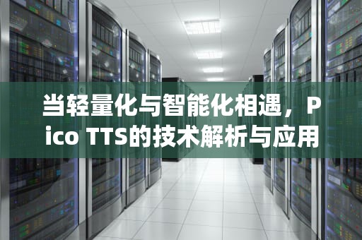 当轻量化与智能化相遇，Pico TTS的技术解析与应用前景，picoTTs是什么意思