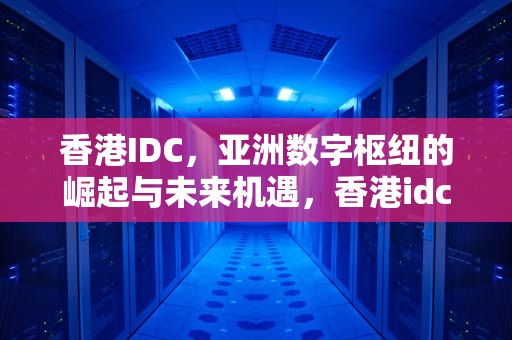 香港IDC，亚洲数字枢纽的崛起与未来机遇，香港idc公司