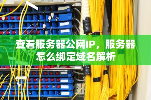 查看服务器公网IP，服务器怎么绑定域名解析