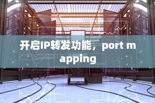 开启IP转发功能，port mapping