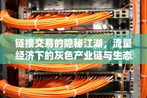 链接交易的隐秘江湖，流量经济下的灰色产业链与生态重构，链接交易源码