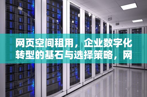网页空间租用，企业数字化转型的基石与选择策略，网页空间租用什么意思