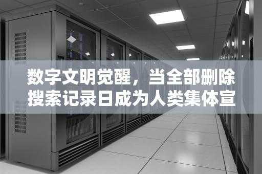 数字文明觉醒，当全部删除搜索记录日成为人类集体宣言，全部删除搜索记录日期怎么看