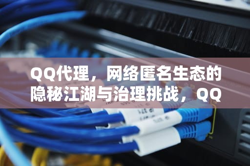 QQ代理，网络匿名生态的隐秘江湖与治理挑战，QQ代理服务器