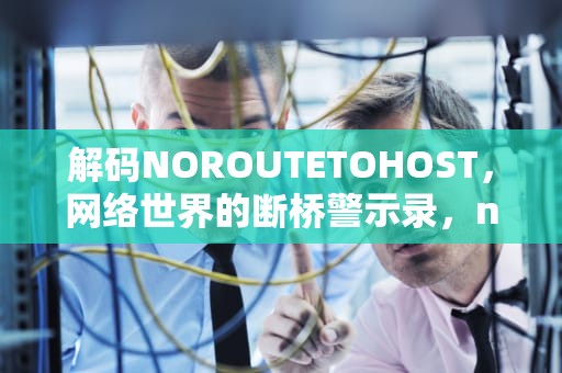 解码NOROUTETOHOST，网络世界的断桥警示录，noroutetohost翻译