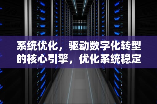 系统优化，驱动数字化转型的核心引擎，优化系统稳定性有什么用