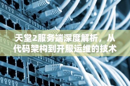 天堂2服务端深度解析，从代码架构到开服运维的技术革命，天堂2服务端设置在哪