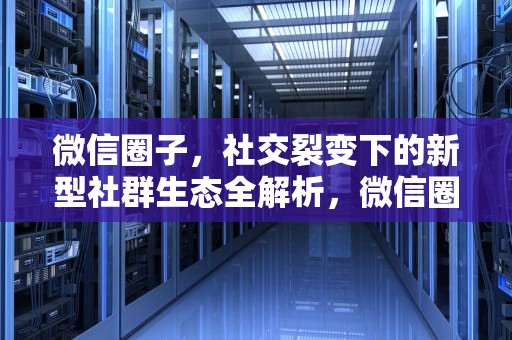 微信圈子，社交裂变下的新型社群生态全解析，微信圈子是什么意思啊