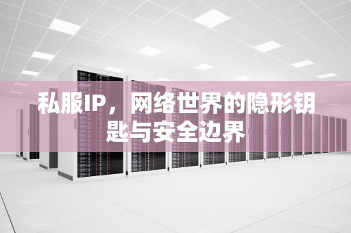 私服IP，网络世界的隐形钥匙与安全边界