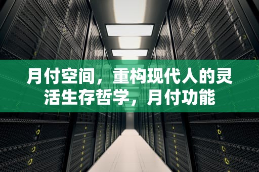 月付空间，重构现代人的灵活生存哲学，月付功能