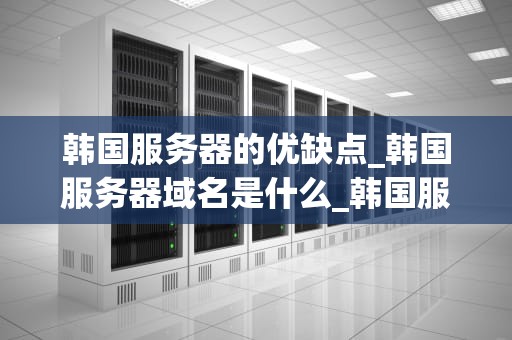 韩国服务器的优缺点_韩国服务器域名是什么_韩国服务器的优缺点分析