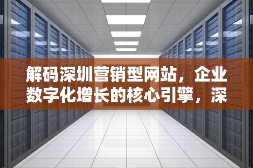解码深圳营销型网站，企业数字化增长的核心引擎，深圳营销型网站设计