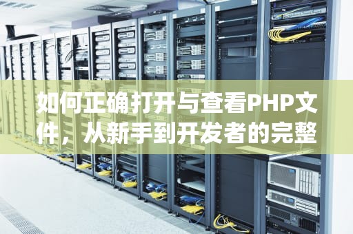 如何正确打开与查看PHP文件，从新手到开发者的完整指南，php打开文件的五种方式