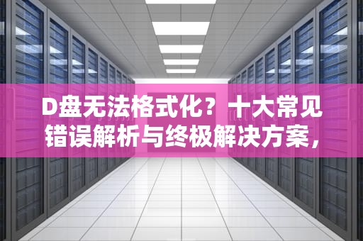 D盘无法格式化？十大常见错误解析与终极解决方案，d盘无法格式化,说另一个正在使用