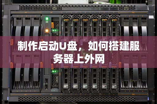 制作启动U盘，如何搭建服务器上外网