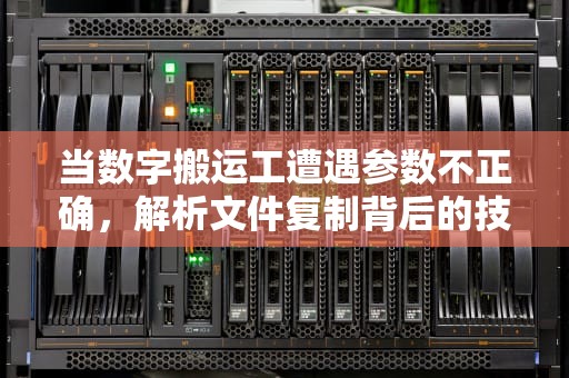 当数字搬运工遭遇参数不正确，解析文件复制背后的技术迷思，复制文件参数不正确怎么办