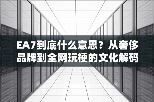 EA7到底什么意思？从奢侈品牌到全网玩梗的文化解码，ea七是什么中文意思