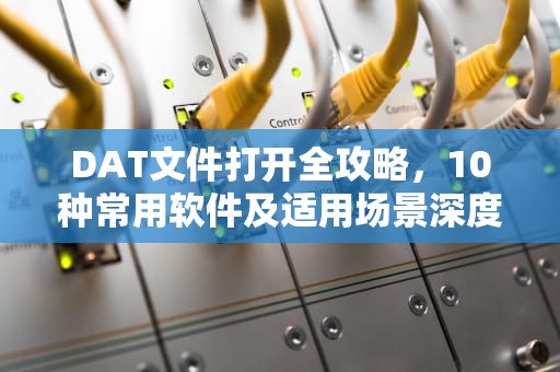DAT文件打开全攻略，10种常用软件及适用场景深度解析，微信dat文件用什么软件打开