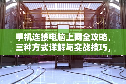 手机连接电脑上网全攻略，三种方式详解与实战技巧，用手机连接电脑上网,电脑怎么设置