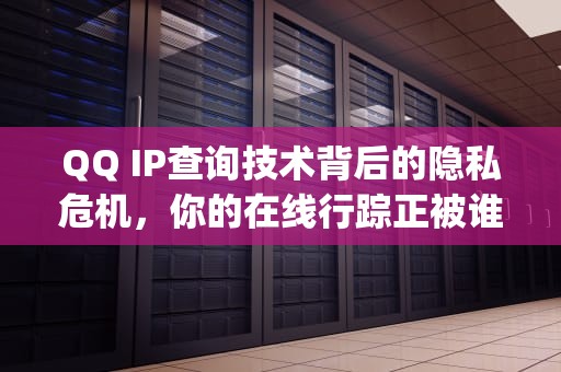 QQ IP查询技术背后的隐私危机，你的在线行踪正被谁掌控？qqip查询器