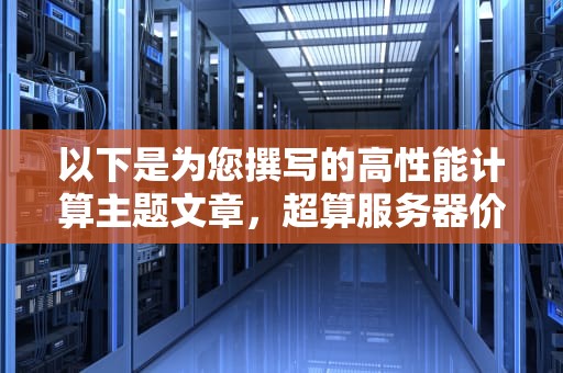 以下是为您撰写的高性能计算主题文章，超算服务器价格
