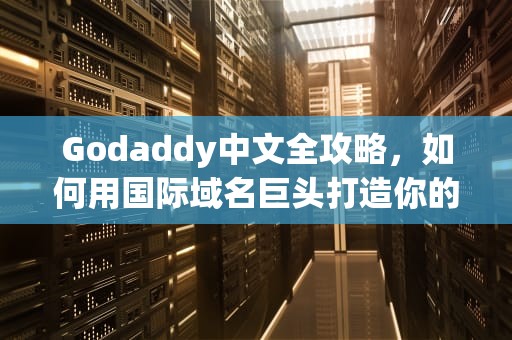 Godaddy中文全攻略，如何用国际域名巨头打造你的中文网站？godaddy中文网