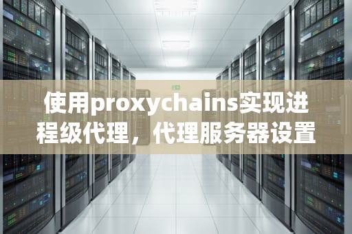 使用proxychains实现进程级代理，代理服务器设置在哪里