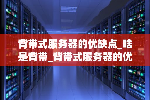 背带式服务器的优缺点_啥是背带_背带式服务器的优缺点分析
