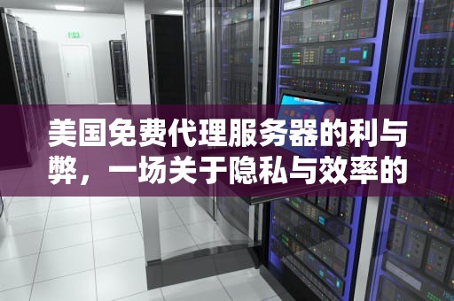 美国免费代理服务器的利与弊，一场关于隐私与效率的博弈，美国免费代理服务器网