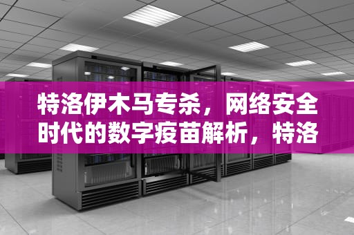 特洛伊木马专杀，网络安全时代的数字疫苗解析，特洛伊木马专杀软件2024版