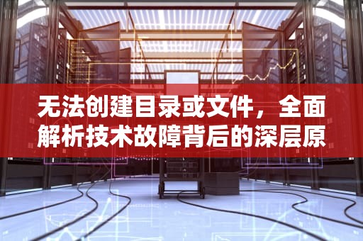无法创建目录或文件，全面解析技术故障背后的深层原因与解决方案，无法创建目录或文件怎么解决