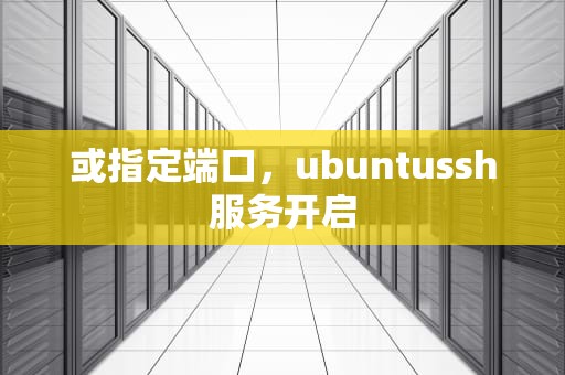 或指定端口，ubuntussh服务开启