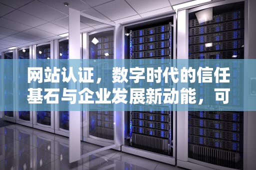 网站认证，数字时代的信任基石与企业发展新动能，可信网站认证