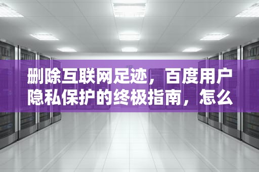 删除互联网足迹，百度用户隐私保护的终极指南，怎么删除百度记录