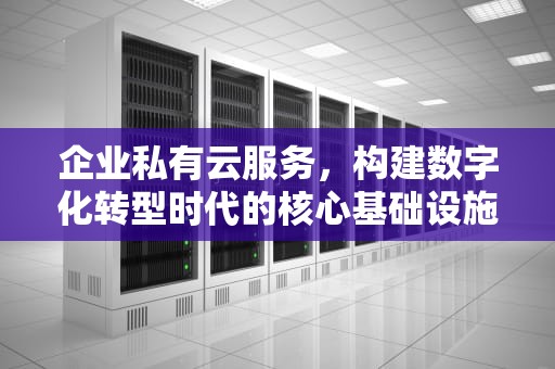 企业私有云服务，构建数字化转型时代的核心基础设施，企业私有云服务平台