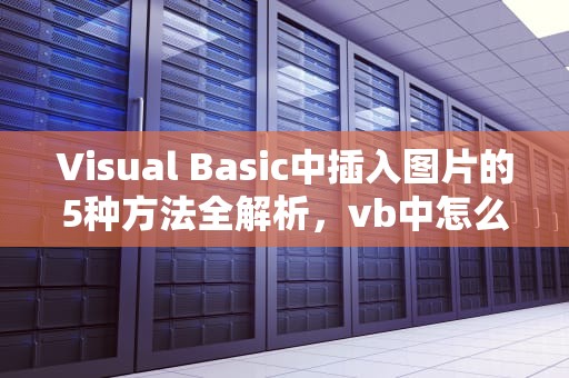 Visual Basic中插入图片的5种方法全解析，vb中怎么添加图片