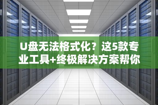 U盘无法格式化？这5款专业工具+终极解决方案帮你彻底修复，u盘无法格式化工具怎么办