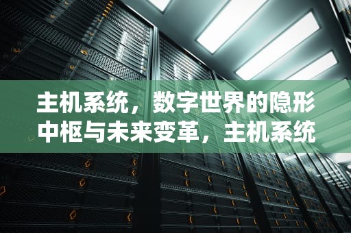 主机系统，数字世界的隐形中枢与未来变革，主机系统有哪些