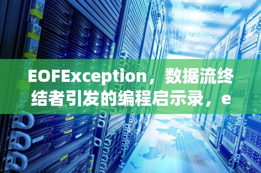 EOFException，数据流终结者引发的编程启示录，eofexception产生原因