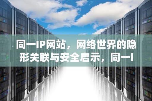 同一IP网站，网络世界的隐形关联与安全启示，同一ip网站查询