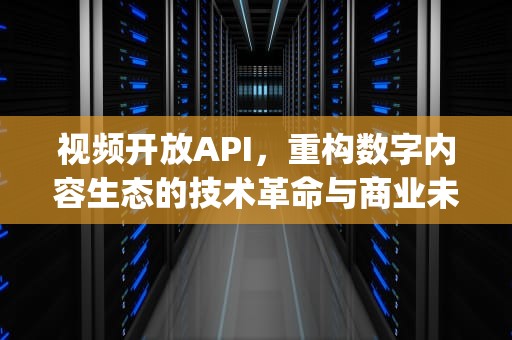 视频开放API，重构数字内容生态的技术革命与商业未来，视频开放api接口