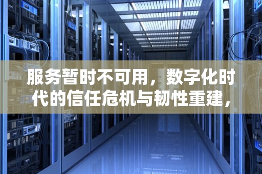 服务暂时不可用，数字化时代的信任危机与韧性重建，服务暂时不可用,请稍后重试