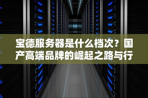 宝德服务器是什么档次？国产高端品牌的崛起之路与行业突围密码，宝德服务器是什么档次的