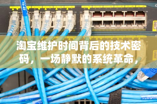 淘宝维护时间背后的技术密码，一场静默的系统革命，淘宝维护时间在哪里看