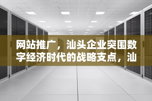 网站推广，汕头企业突围数字经济时代的战略支点，汕头网站推广招聘信息